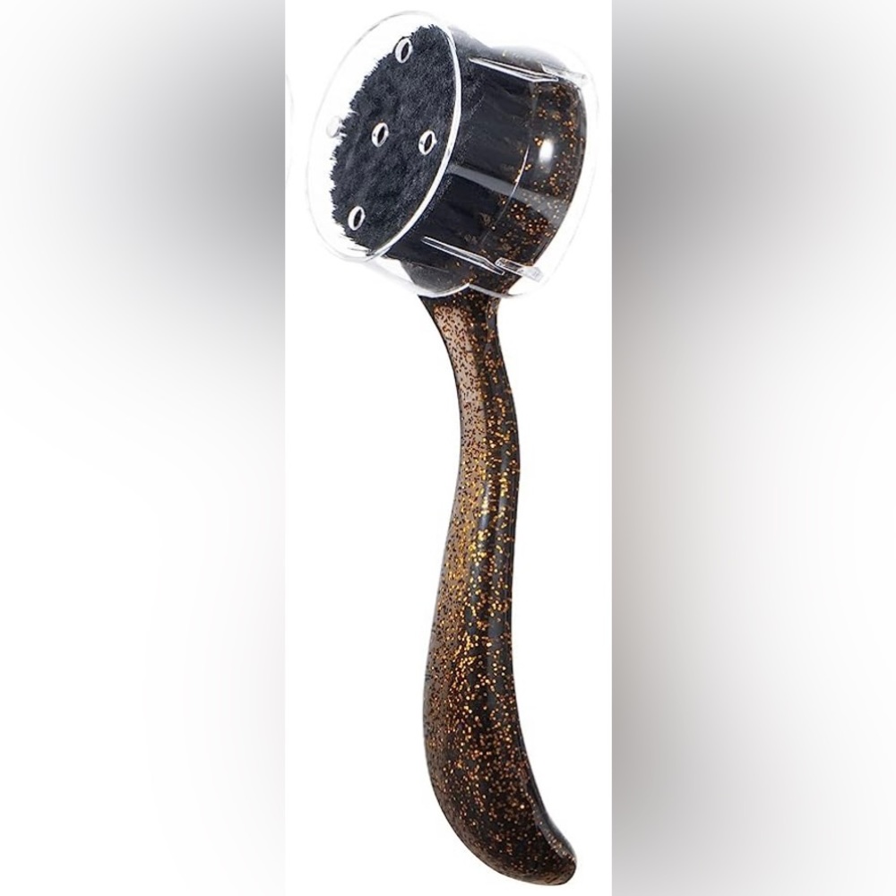Charcoal Bristles Face Scrubber Large Soft Facial Cleansing Brush